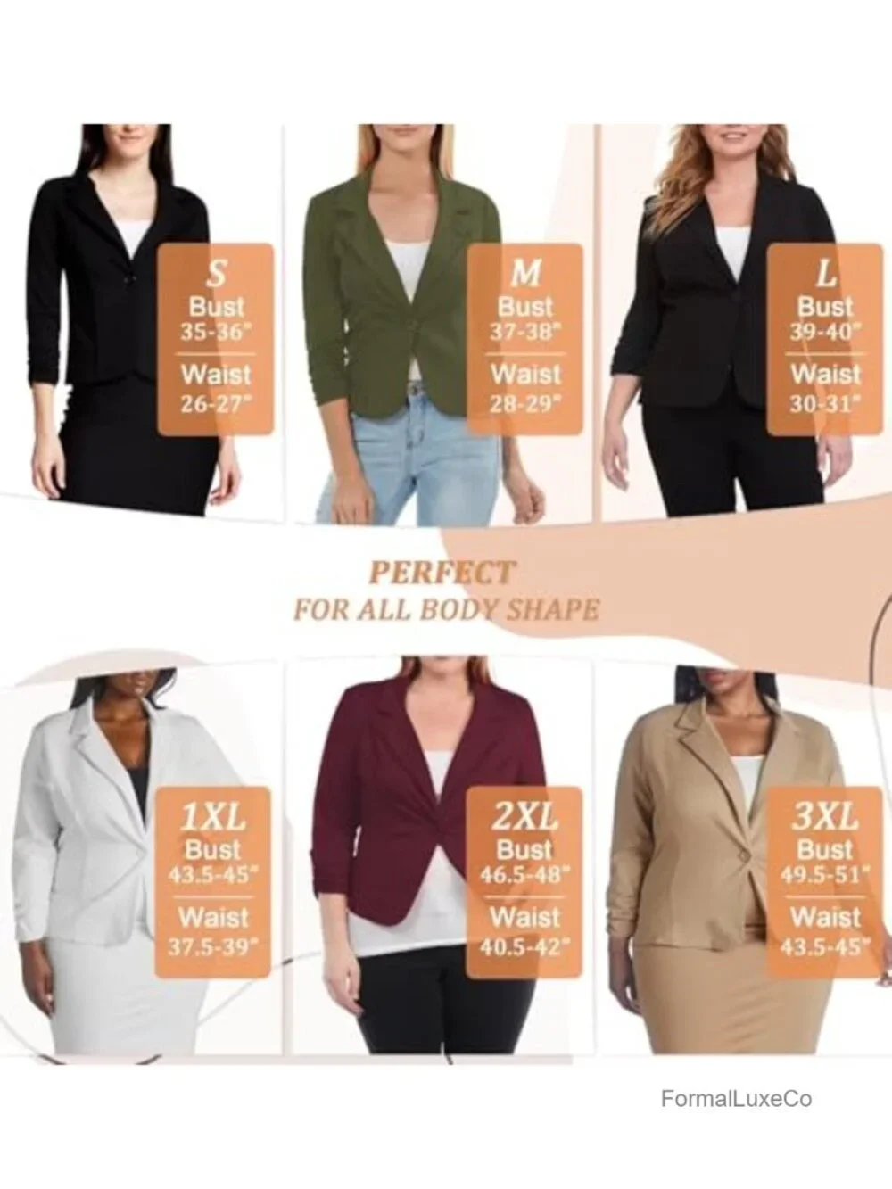 Womens Ponte Office Blazer Machine Washable Easy Care Lightweight